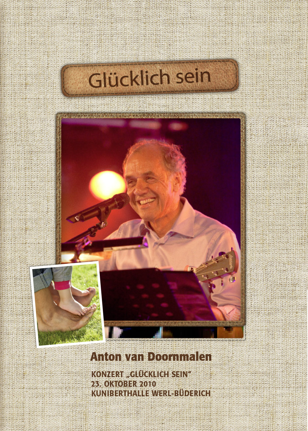 DVD Cover „Glücklich sein“ von Anton van Doornmalen DVD Cover "Glücklich sein" von Anton van Doornmalen